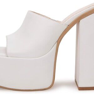 Women’s Platform Sandals Chunky Block Heels Open Toe High Heel Shoes